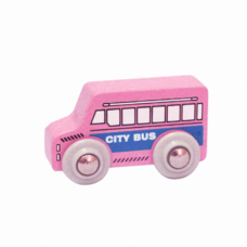 Xe bus đồ chơi màu hồng - Thiết Bị Mầm Non Ân Hồng Hạnh - Công Ty TNHH Ân Hồng Hạnh